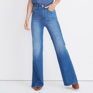 Madewell Blue Flare & Wide Leg Jeans